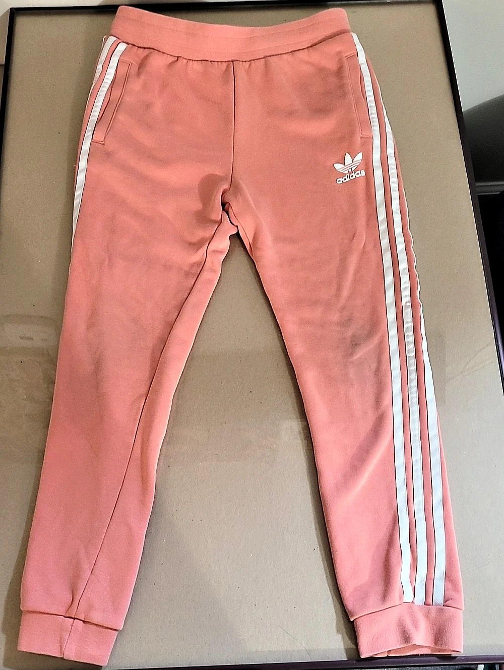 adidas Pink Track Pants Boys Size M